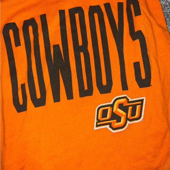 Girls Small Pressbox Girls Oklahoma State OSU Long sleeve shirt with thumb holes - Picture 3 of 5